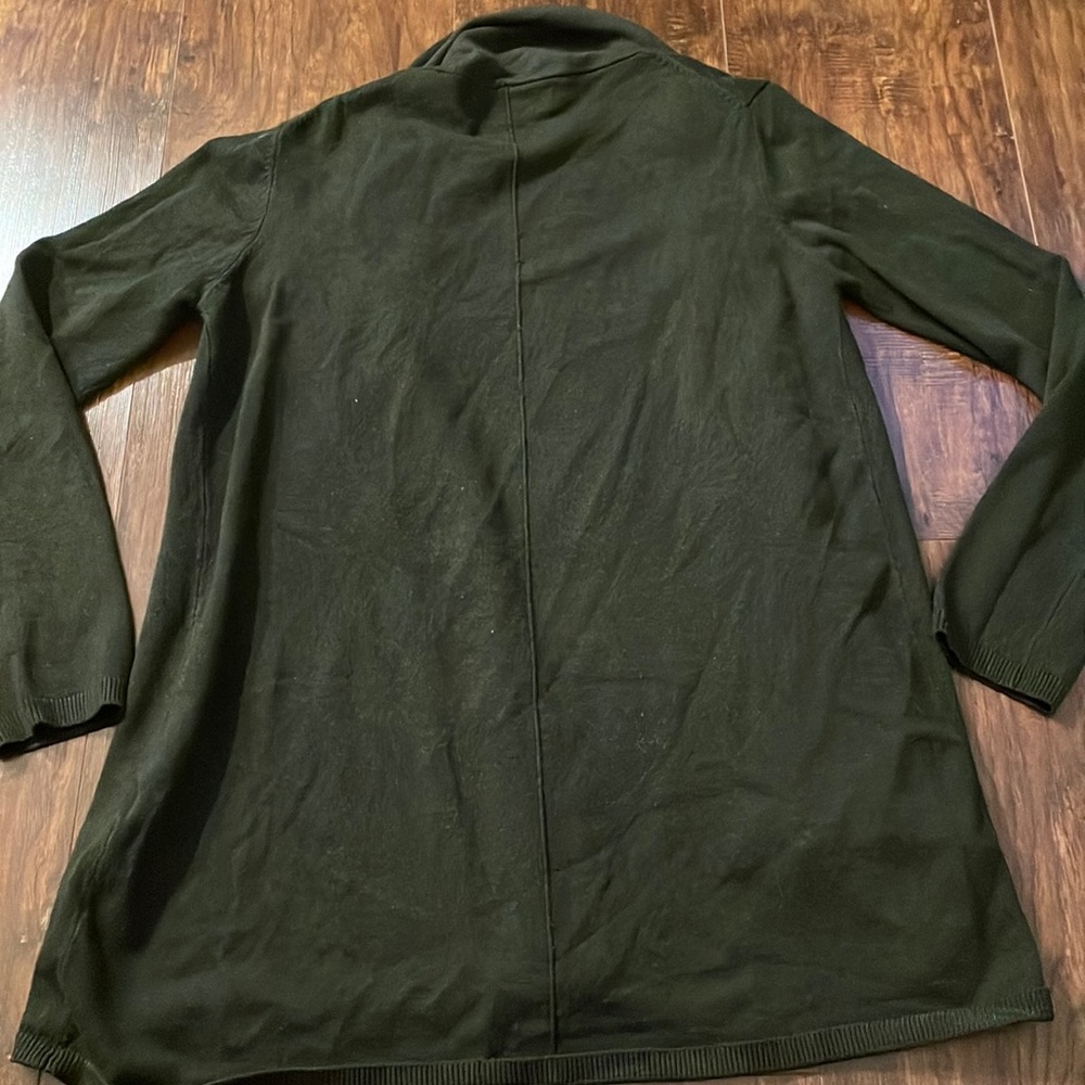 Zara Knit Green Cardigan Sweater Large - Picture 8 of 8